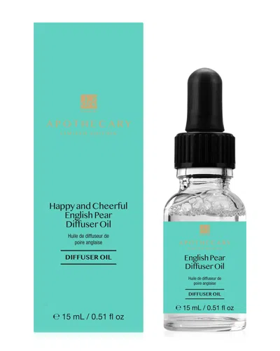 Dr. Botanicals Dr Botanicals 1oz Happy & Cheerful English Pear Diffuser Oil In Green