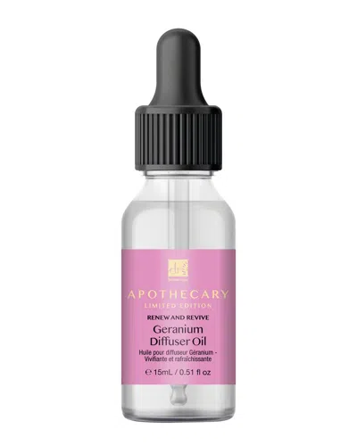 Dr. Botanicals Dr Botanicals 1oz Renew & Revive Geranium Diffuser Oil In Transparent