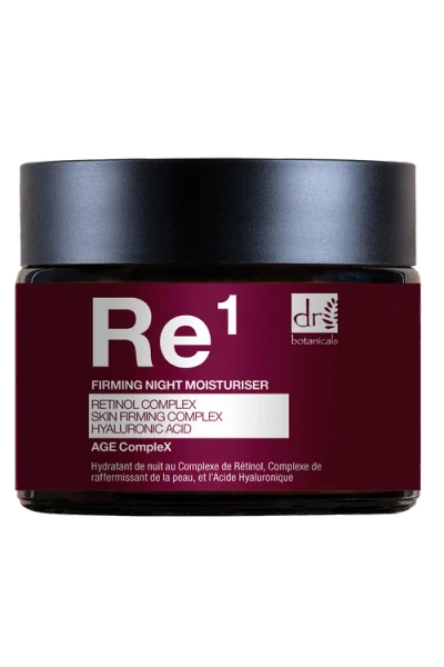 Dr. Botanicals Dr Botanicals Retinol Complex 1%, Skin Firming Complex 1% & Hyaluronic Acid 1% Night Moisturiser 60m In White