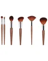Dr. Botanicals Dr Botanicals Unisex 5.7oz Make Up Brushes Kit In Brown