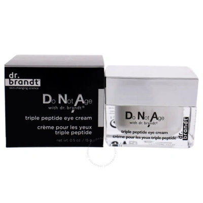 Dr. Brandt Do Not Age With  Triple Peptide Eye Cream By  For Unisex - 0.5 oz Eye Cream In White