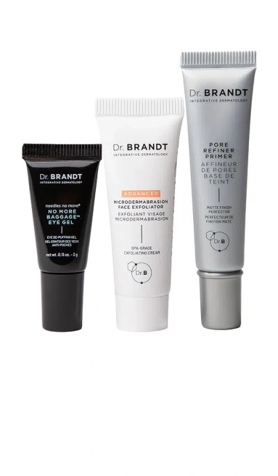Dr. Brandt Skincare 3-step Buff, Smooth, And Prime Set In N,a