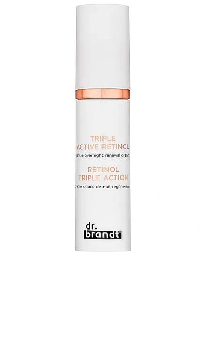 Dr. Brandt Skincare Triple Active Retinol Gentle Overnight Renewal Cream In N,a