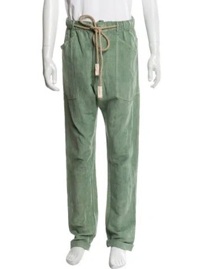Pre-owned Dr. Collectors Hemp Joggers In Green