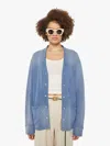 Dr. Collectors Surfriders Cardigan Bleu De Travail Sweater In Blue - Size X-small In Blue