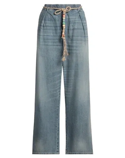 Dr. Collectors Woman Jeans Blue Size M Cotton