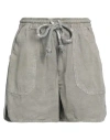 Dr. Collectors Woman Shorts & Bermuda Shorts Military Green Size Xs Cotton, Linen