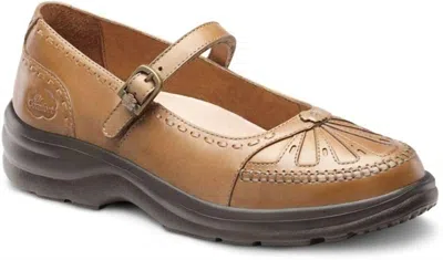 Dr. Comfort Shoes Women's Paradise Dress Shoes In Saddle Tan In Multi