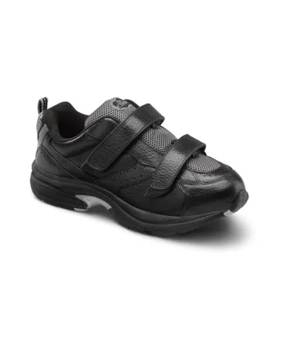 Dr. Comfort Shoes Women's Spirit X-depth Double Depth Walking Shoes In Black