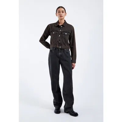 Dr Denim Dr. Denim Becky Denim Jacket In Brown