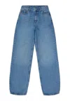 Dr Denim Blue Donna High Relaxed  - Stream Sky Used In Blue
