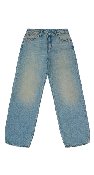 Dr Denim Blue Hill Low Relaxed - Stream Sky Aged