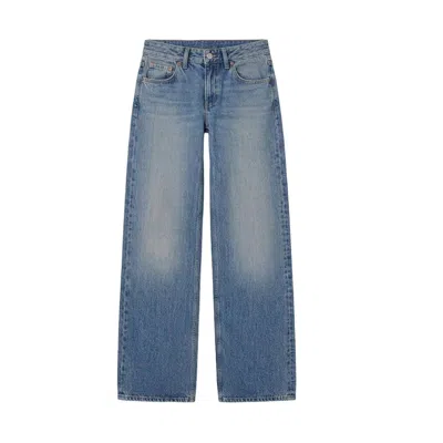 Dr Denim Blue Rhue Low Wide - Drift Sky Used