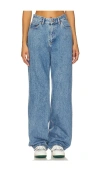 Dr Denim Hill Wide Leg Jeans In Blue