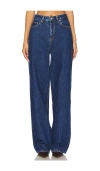 Dr Denim Donna Wide Leg In Stream Dark Retro
