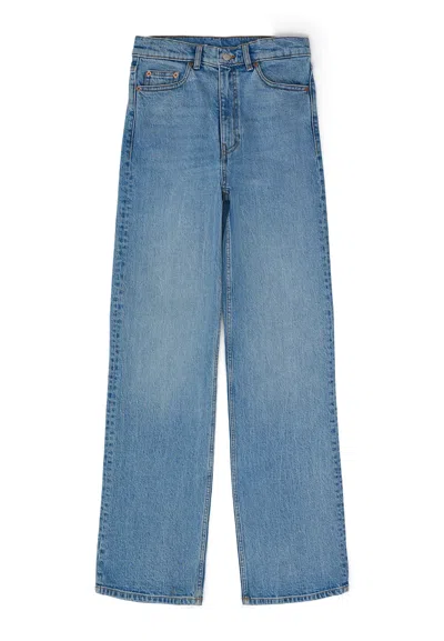 Dr Denim Echo High Straight -  Bay Blue Jay