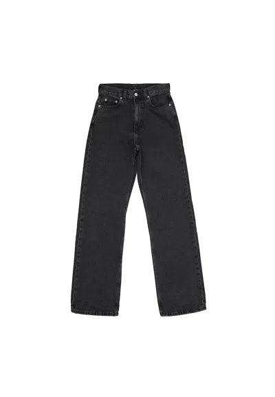 Dr Denim Echo High Straight   -  Retro Black