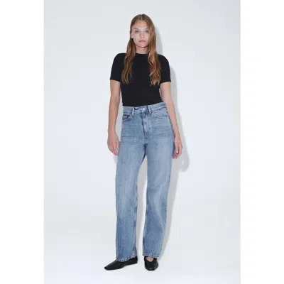 Dr Denim Dr. Denim Echo High Straight Rigid Jeans In Blue