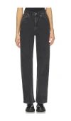 Dr Denim Echo Straight Jeans In Gray
