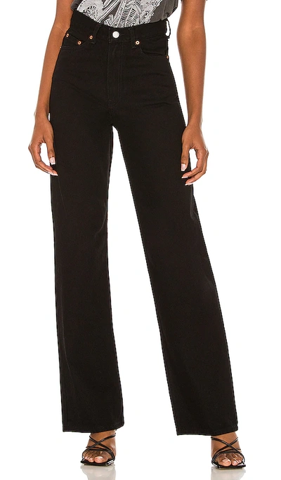 Dr Denim Echo Straight Jeans In Black