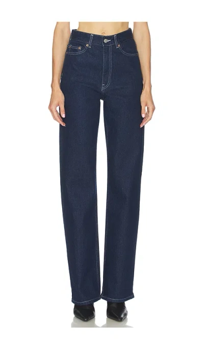Dr Denim Echo Straight Leg In Bay Rinse Contrast