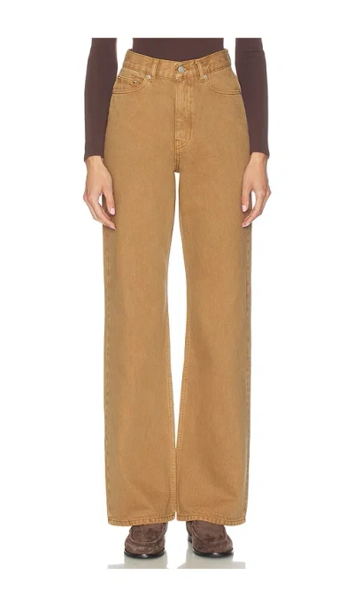 Dr Denim Echo Straight Leg In Washed Pecan