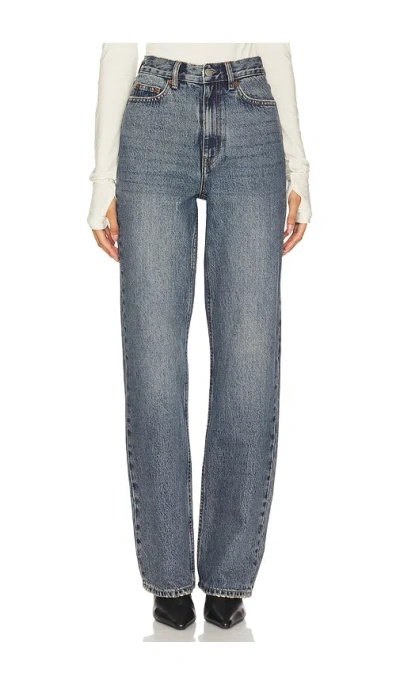 Dr Denim Echo Straight Leg Jeans In Canyon Mid Vintage
