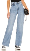 Dr Denim Echo Wide Leg In Blue Jay
