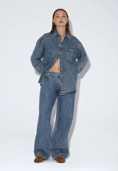 Dr Denim Dr. Denim Hill Low Relaxed Jeans In Blue
