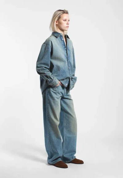 Dr Denim Dr. Denim Hill Low Relaxed Jeans In Blue