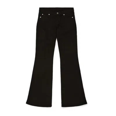 Dr Denim Kily Low Bootcut - Solid Black