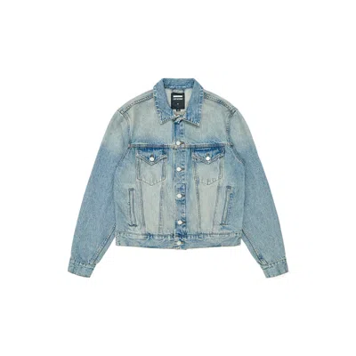 Dr Denim Men's Blue Joey Trucker Jacket - Stream Sky Aged