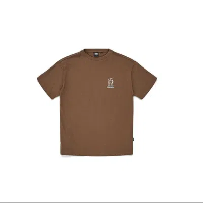 Dr Denim Men's Trooper Tee - Brown Draw In Animal Print