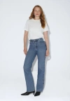 Dr Denim Dr. Denim Moxy High Straight Jeans In Animal Print