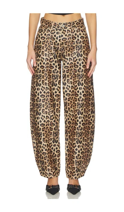 Dr Denim Nanci Barrel In Animal Print