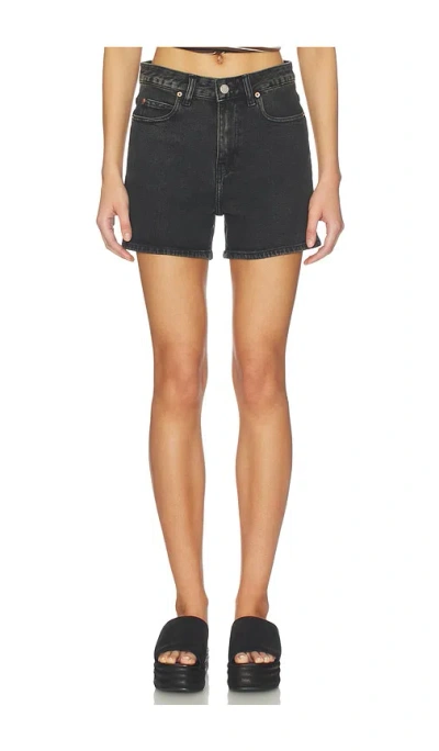 Dr Denim Nora Shorts In Black