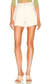 Dr Denim Nora Shorts In Cream