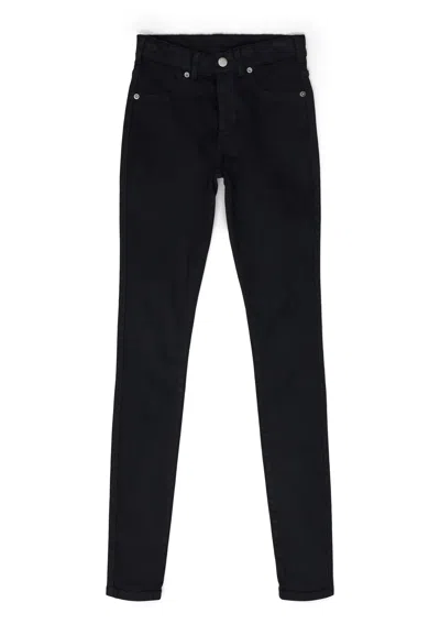 Dr Denim Plenty Mid Skinny  - Black