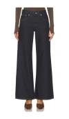 Dr Denim Rhue Wide Leg Jeans In Black
