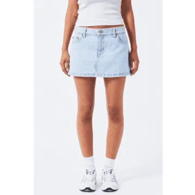 Dr Denim Tiggy Stream Superlight Retro Skirt In Blue