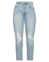 Dr Denim Dr. Denim Woman Denim Pants Blue Size 24w-30l Organic Cotton In Blue