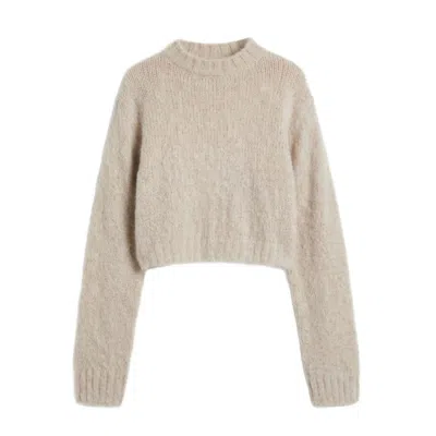 Dr Denim Women's Neutrals Moira Sweater - Brushed Silver Lining