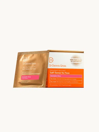 Dr Dennis Gross Alpha Beta Glow Pad Self-tanner For Face In White