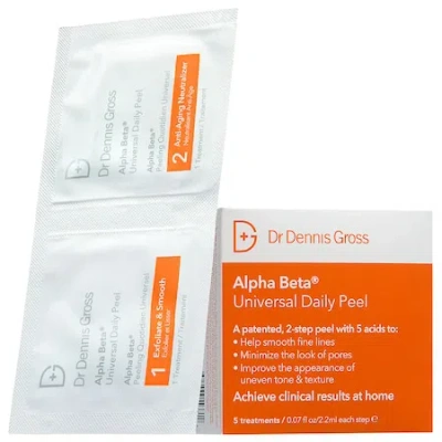 DR DENNIS GROSS SKINCARE - 35 APPLICATEURS EXFOLIANTS QUOTIDIENS UNIVERSELS ALPHA BETA 5 TREATMENTS,1450964