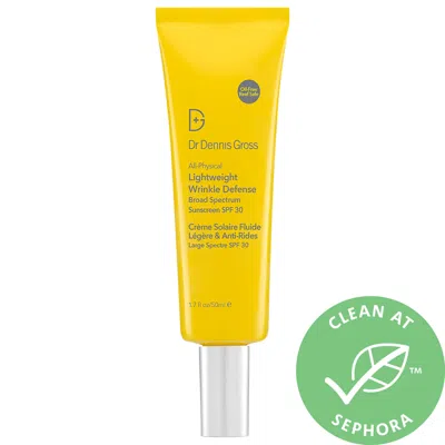 Dr Dennis Gross Skincare All-physical Lightweight Wrinkle Defense Broad Spectrum Sunscreen Spf 30 1.7 oz/ 50 ml