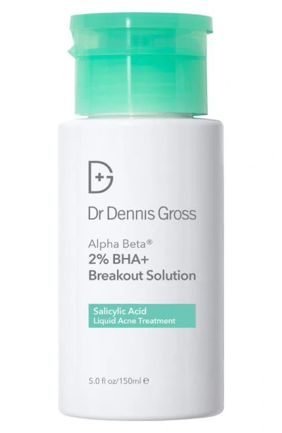 Dr Dennis Gross Skincare Alpha Beta 2% Bha + Breakout Solution 5 oz / 150 ml In White