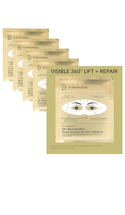 Dr Dennis Gross Skincare Derminfusions Lift + Repair Eye Mask 4 Pack In N,a