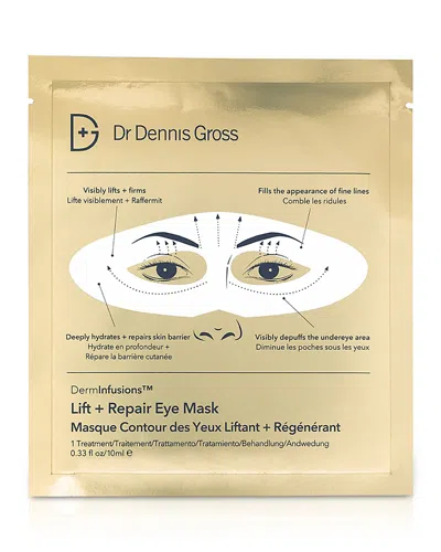 DR DENNIS GROSS SKINCARE DERMINFUSIONS LIFT + REPAIR EYE MASKS, SINGLE
