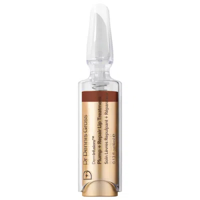 Dr Dennis Gross Skincare Derminfusions Plump + Repair Lip Treatment With Hyaluronic Acid Brown - Rich Chocolate Brown 1/1 In Transparent