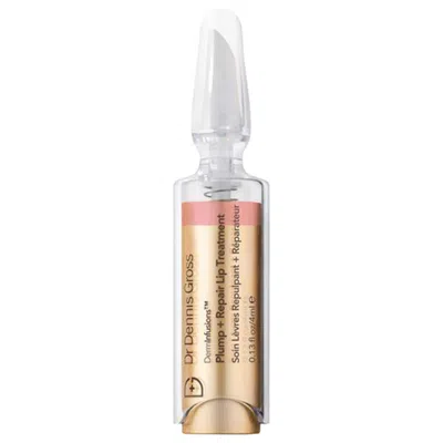 Dr Dennis Gross Skincare Derminfusions Plump + Repair Lip Treatment With Hyaluronic Acid Pink - Pale Pink With Subtle Shimmer In Transparent